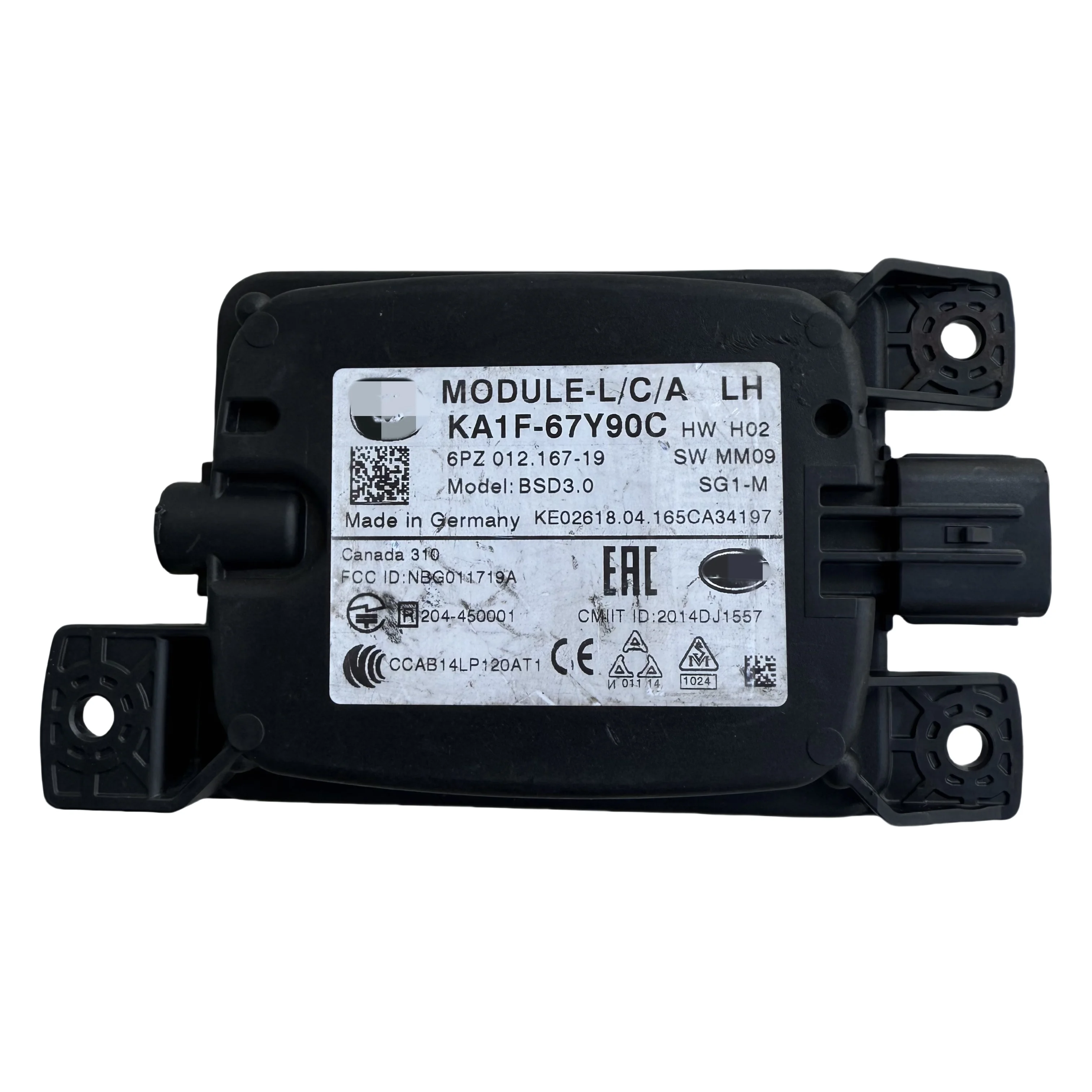 

KA1F67Y90C ЭЛЕКТРОННЫЙ МОДУЛЬ ДЛЯ MAZDA CX-5 2.2 TURBO DIESEL (150 CV) 2011 2128929 KA1F-67Y90C