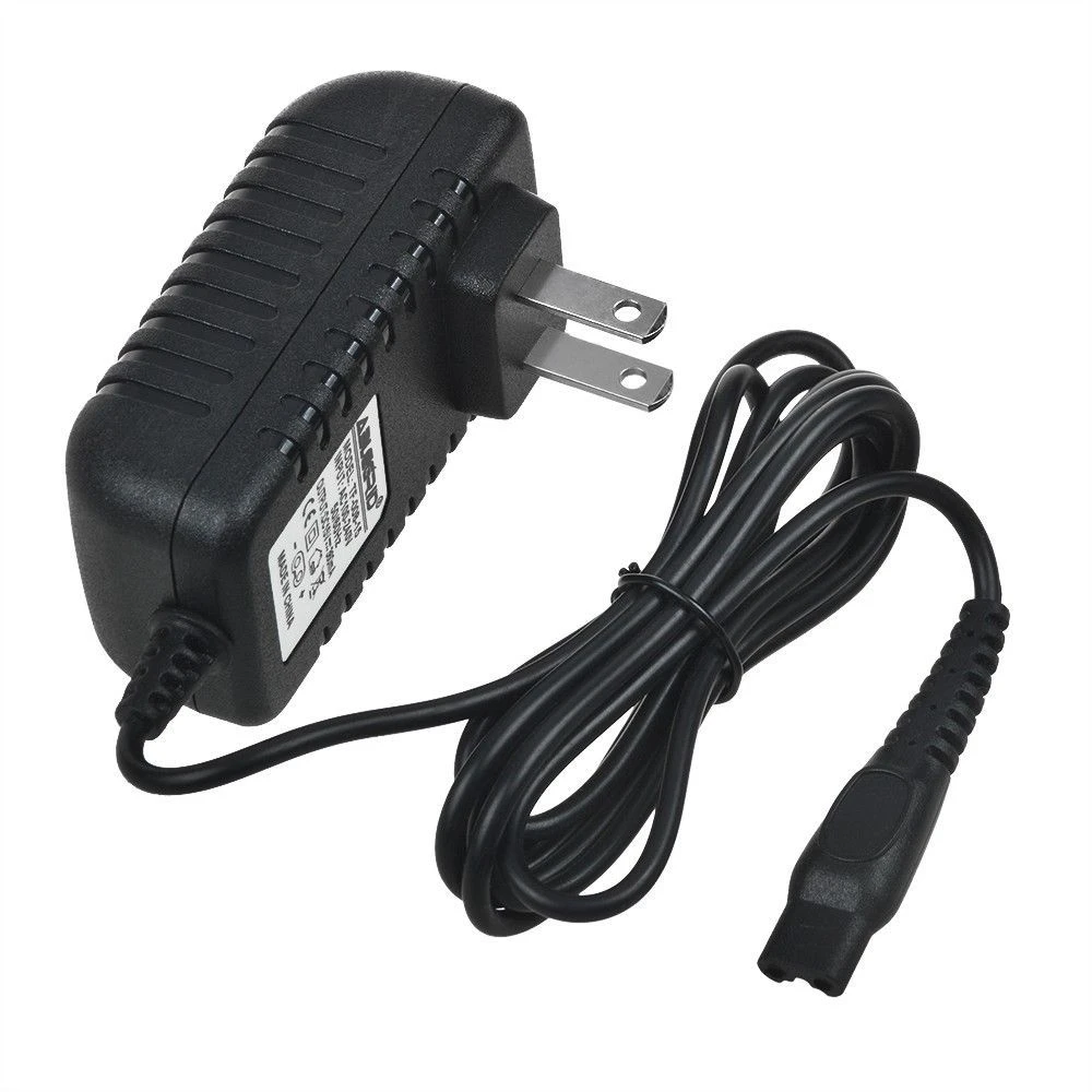 Carregador Adaptador de Alimentação para Philips Shaver, Ficha US, HQ8505, AT790, AT810, 5.4W, 15V, 0.36A