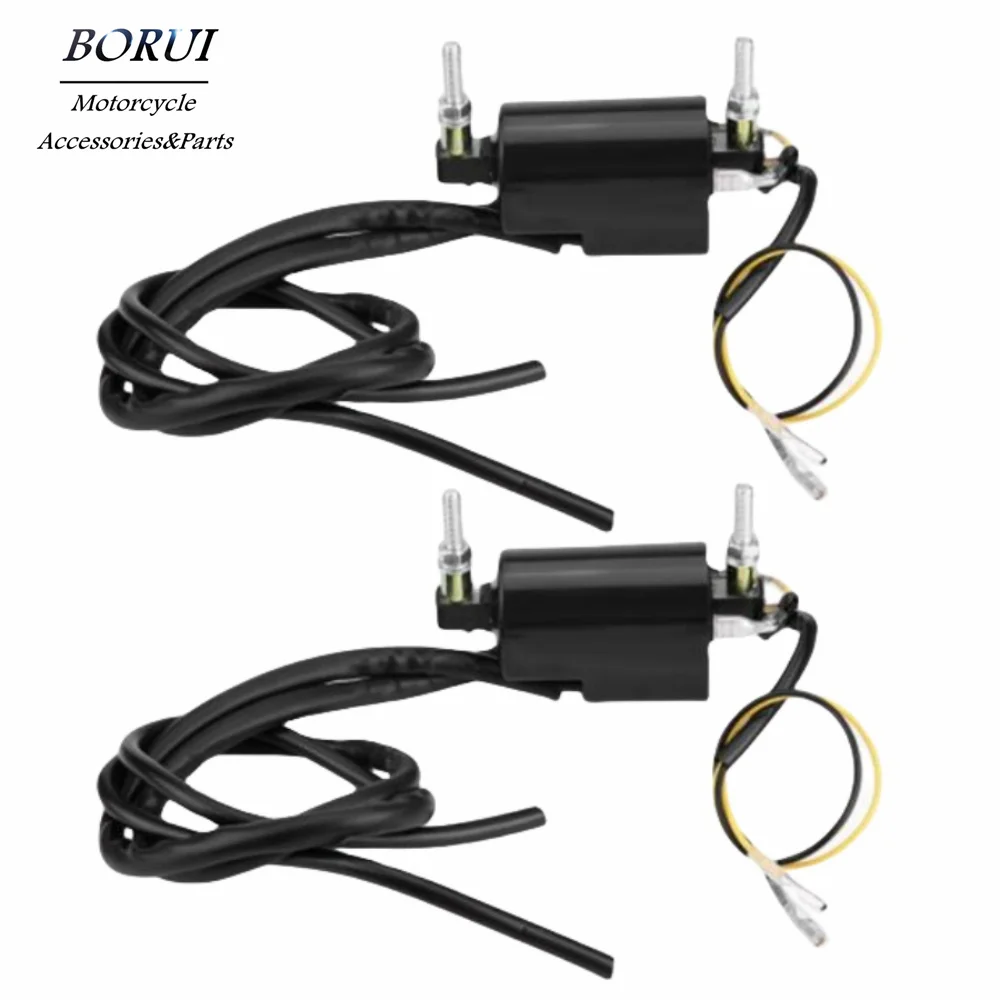 

2Pcs Motorcycle Performance Parts Ignition Coil Ignite System Unit For Kawasaki KZ1100A KZ1100B KZ1100D KZ1100L 1981 1982 1983