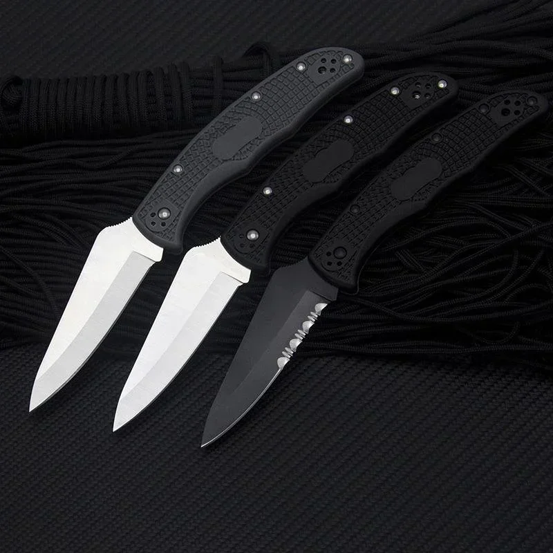 

Outdoor Folding Knife 9cr14mov Blade Camping Safety-defend Survival Pocket Knives