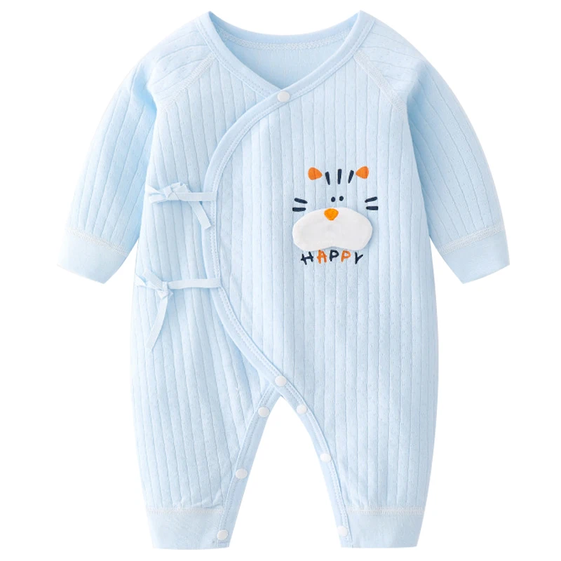 

Spring Autumn Newborn Baby Girl Boy Clothes Casual Cartoon Cute Long Sleeve Cotton Rompers Jumpsuit Boutique Kids Clothing BC238