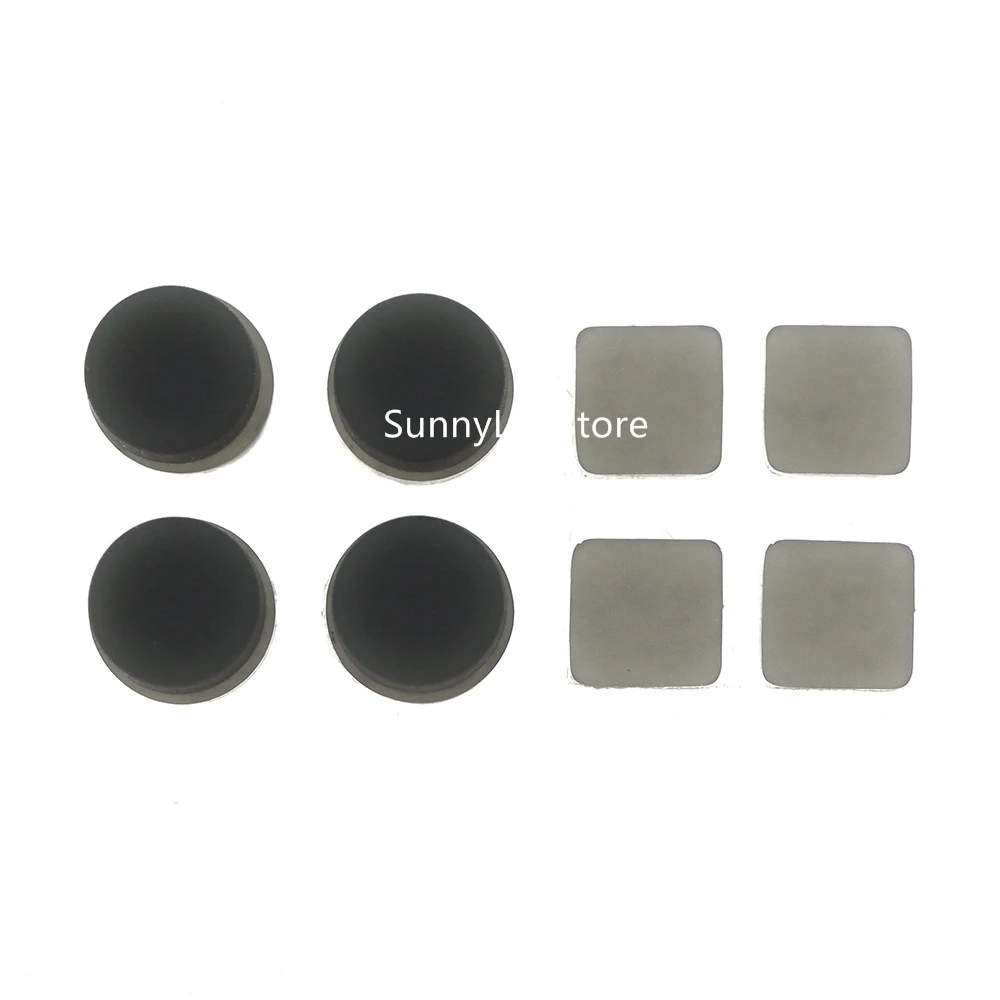 전면 후면 하우징 쉘 나사 발 커버, 고무 발 먼지 플러그 커버, 3DS XL LL, 신제품 3DSLL, 1 세트