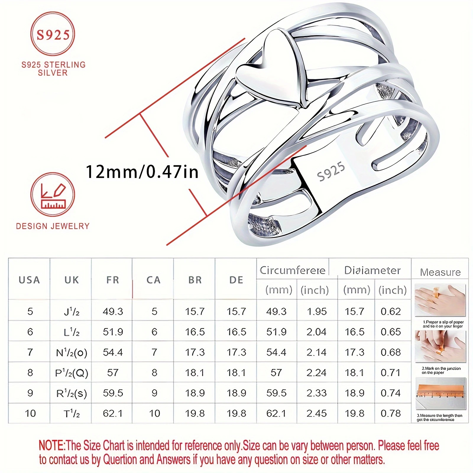 Рисунок 5 - Шикарное кольцо в форме сердца