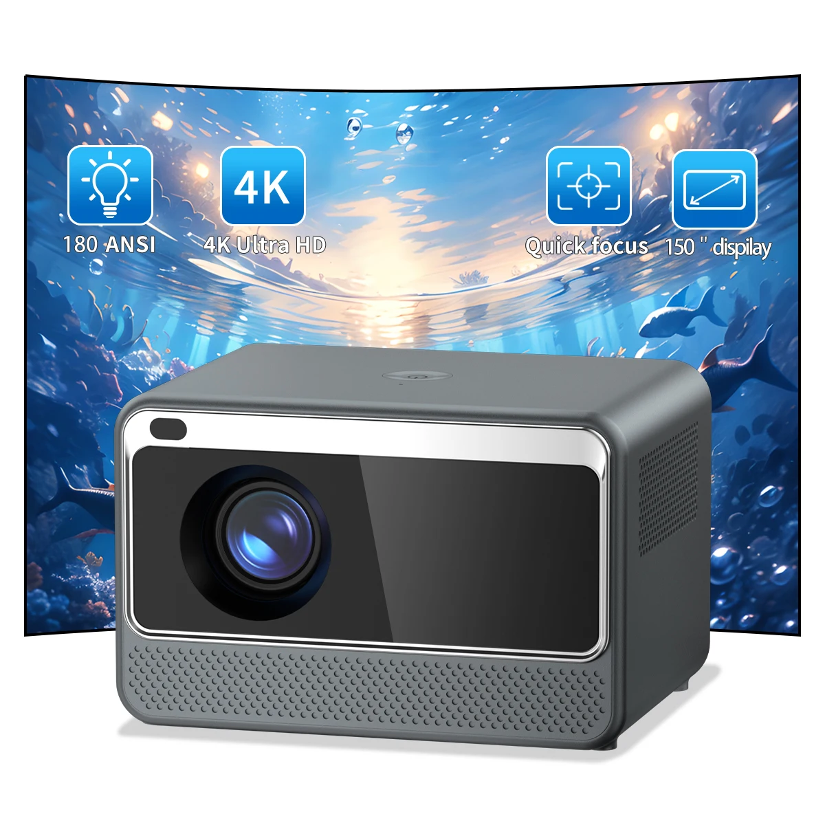 Home Cinema Tv Screen - Mini Tragbare Full HD Projektoren Outdoor