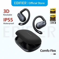 에디파이어 컴포 플렉스 트루 무선 블루투스 이어폰 오픈형 헤드폰 블루투스 5.4 이어훅 이어폰, 하이 레졸루션 오디오, IP55