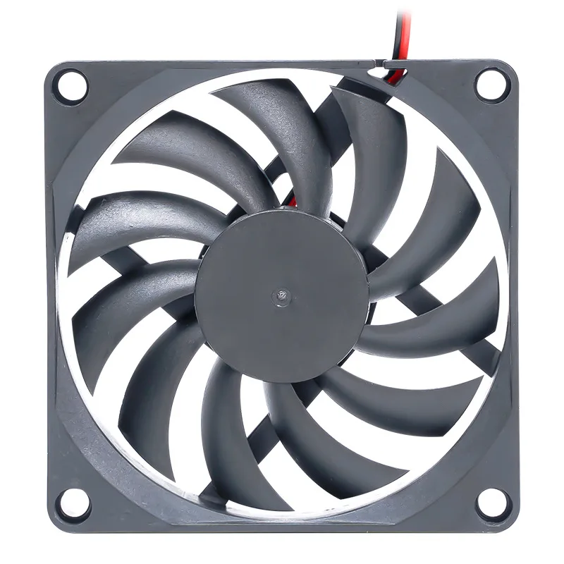 

Вентилятор охлаждения 8010, 1/2/5 шт., бесщеточный, 5В, питание от USB, для корпуса, роутера, ТВ-приставки, DVR, 80x80x10мм, D4