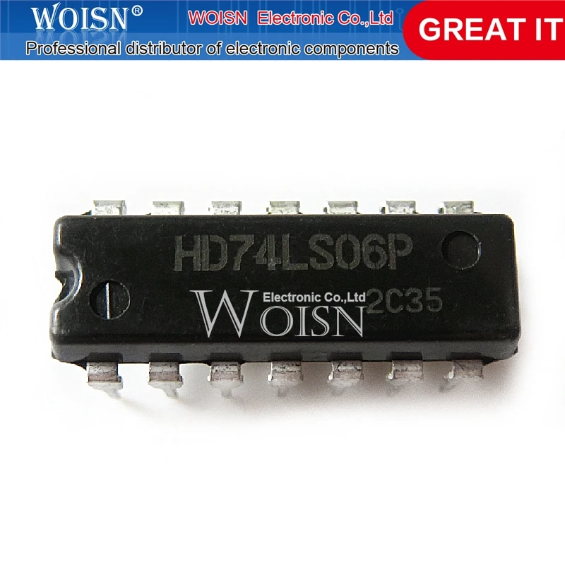 SN74LS06N 74LS06จุ่ม-14