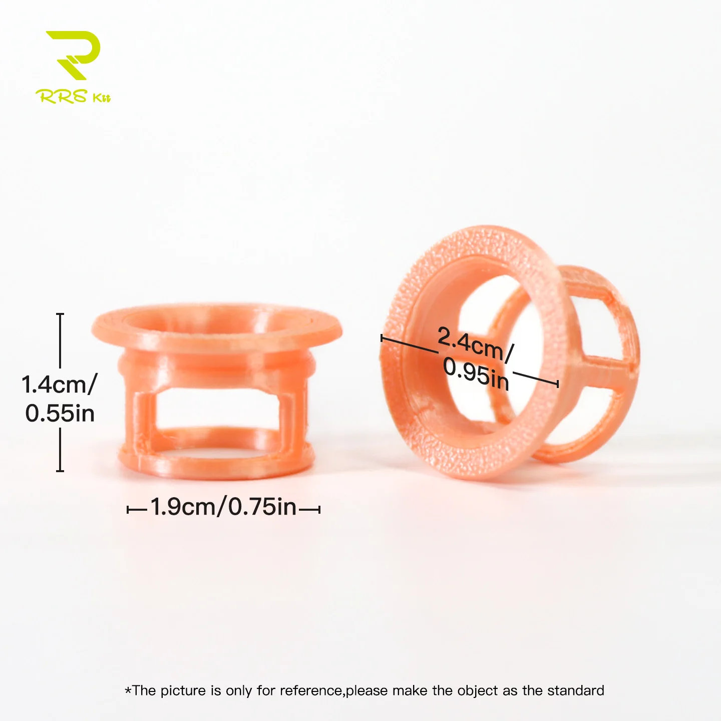 Rrskit الطريق دراجة قطرة المقود ثلاثية الأبعاد مطبوعة مضيئة سدادة طرفية Noctilucent الطريق الدراجة قطرة القضبان العالمي خفيفة للغاية مقبض المقابس #2