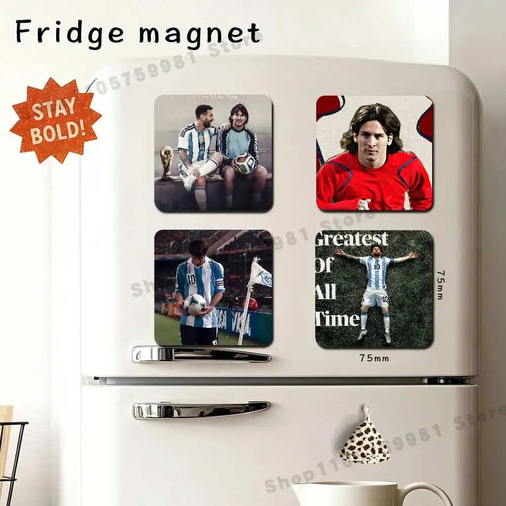 L-Lionel M-Messi Football King Refrigerator Magnets the Perfect Choice for Home Create Warm Cozy Home