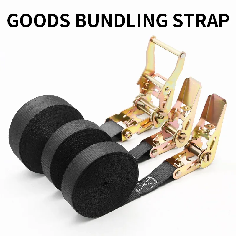 Truck Binding Strap Tightener Small Ratchet Tightener Self-Locking Rope Tightener Cargo Packing And Fixing Strap Airplane Strap