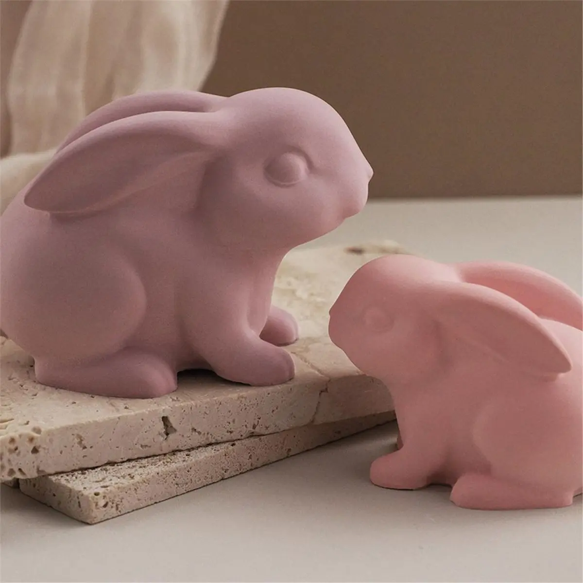 

Новая силиконовая форма «Пасхальный кролик» 2026 года, 3D-формы для литья из силикона, праздничные гипсовые формы для организаторов вечеринок, учителей искусства