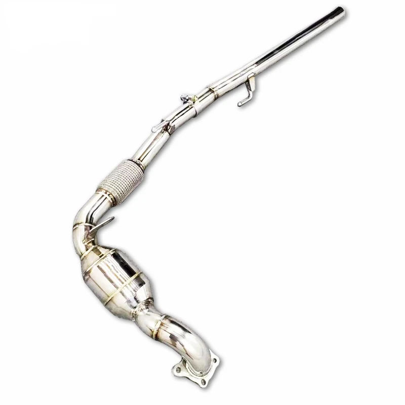 China Manufacturer Exhaust Heat Shield Exhaust Downpipe For Audi A1 EA111/EA211 1.4T 2011-2022 Exhaust Pipes