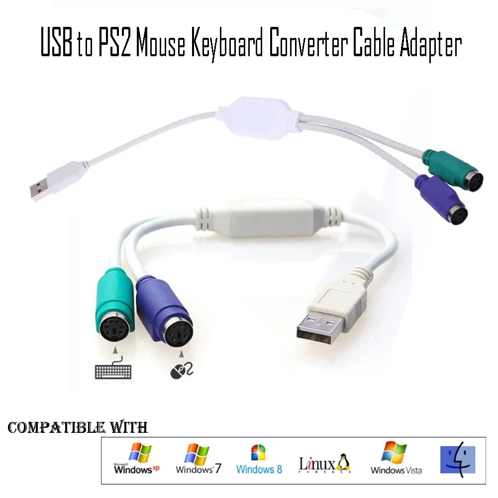 Usb Male To PS/2 Fe…