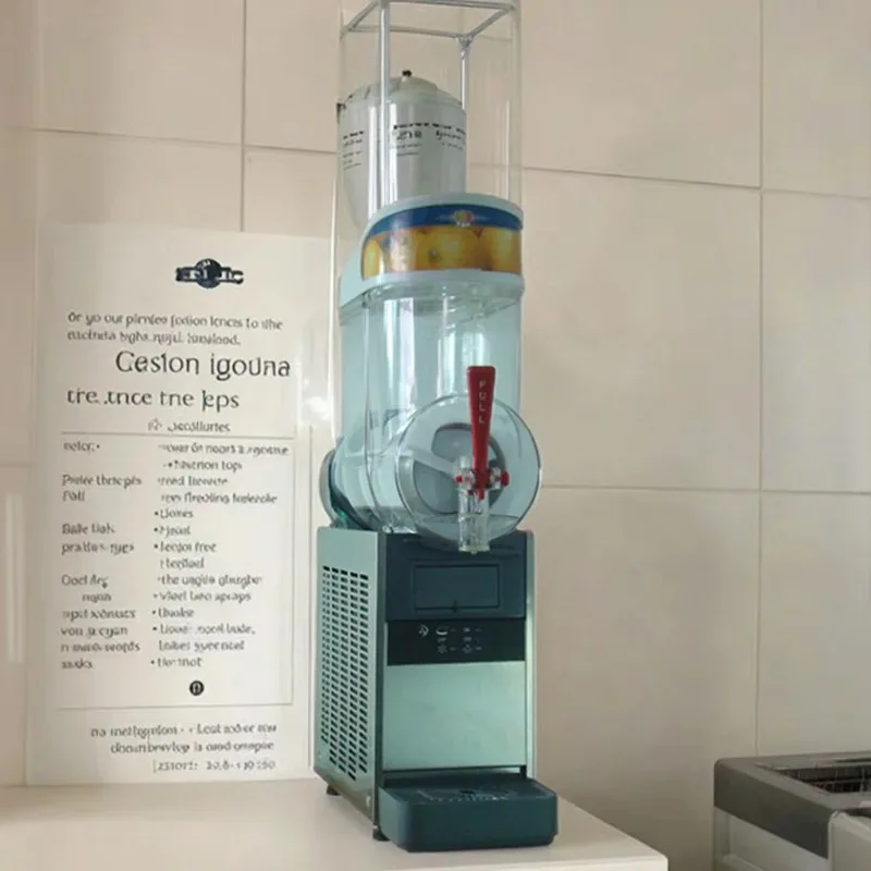 Commercial Industrial Single Tank Slush Machine Frozen Drink Slushy Maker for Smoothie Shop Restaurant Snack Bar
