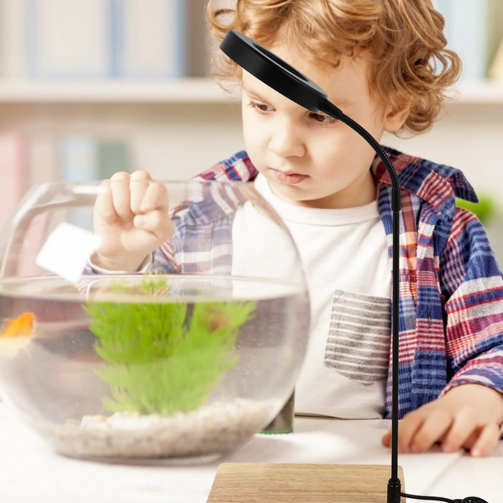 

Aquarium LED Light for Planted Tanks Fish Tank Lighting Lamp Decor Brightening Marine Life Easy to Install Suitable for Thick