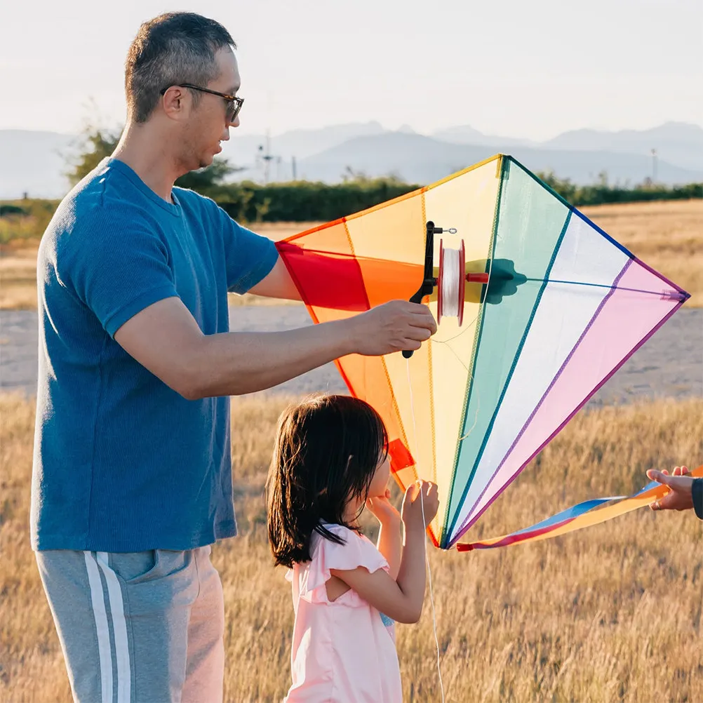 

2 шт. портативные эргономичные катушки для лески для кайтов, для детей и взрослых, аксессуары для полетов на открытом воздухе, легко переносить, стабильная работа