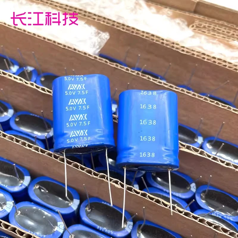 

Brand new original American AVX 5V 7.5F super Farad capacitor 5.0V 7.5F combination battery