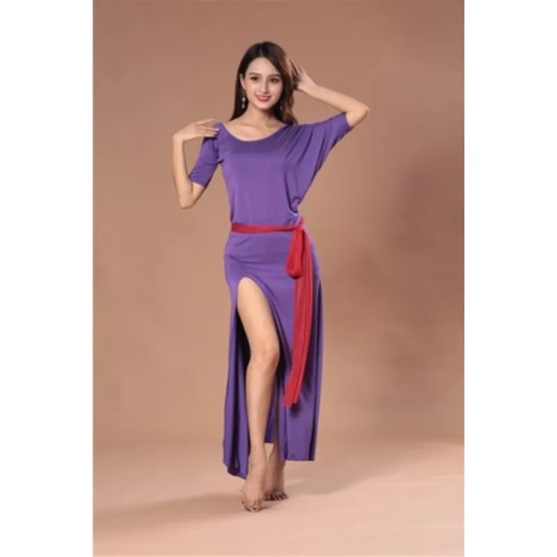 تخصيص جديد الرقص الشرقي زي ممارسة رداء كبير أداء الرقص الشرقي مشروط تنورة الخفافيش