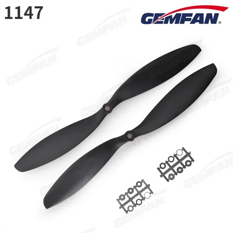 5 أزواج (5CW + 5CCW) Gemfan ABS المروحة 8045 9047 1038 1045 1147 1238 (لون عشوائي) مع محولات لطائرة RC متعددة الدوار