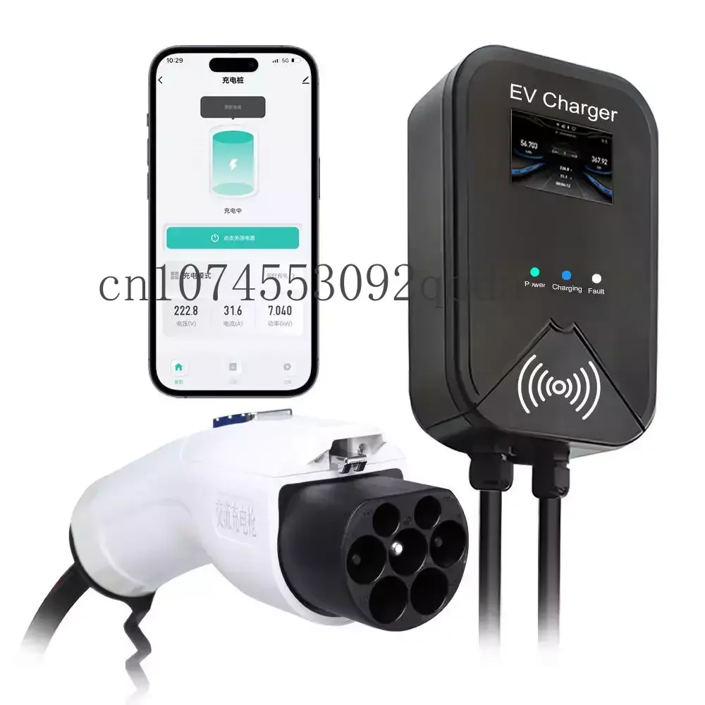 GBT 11kw AC Charger EV Charger Wallbox Wall-mounted for Home Electric Cars