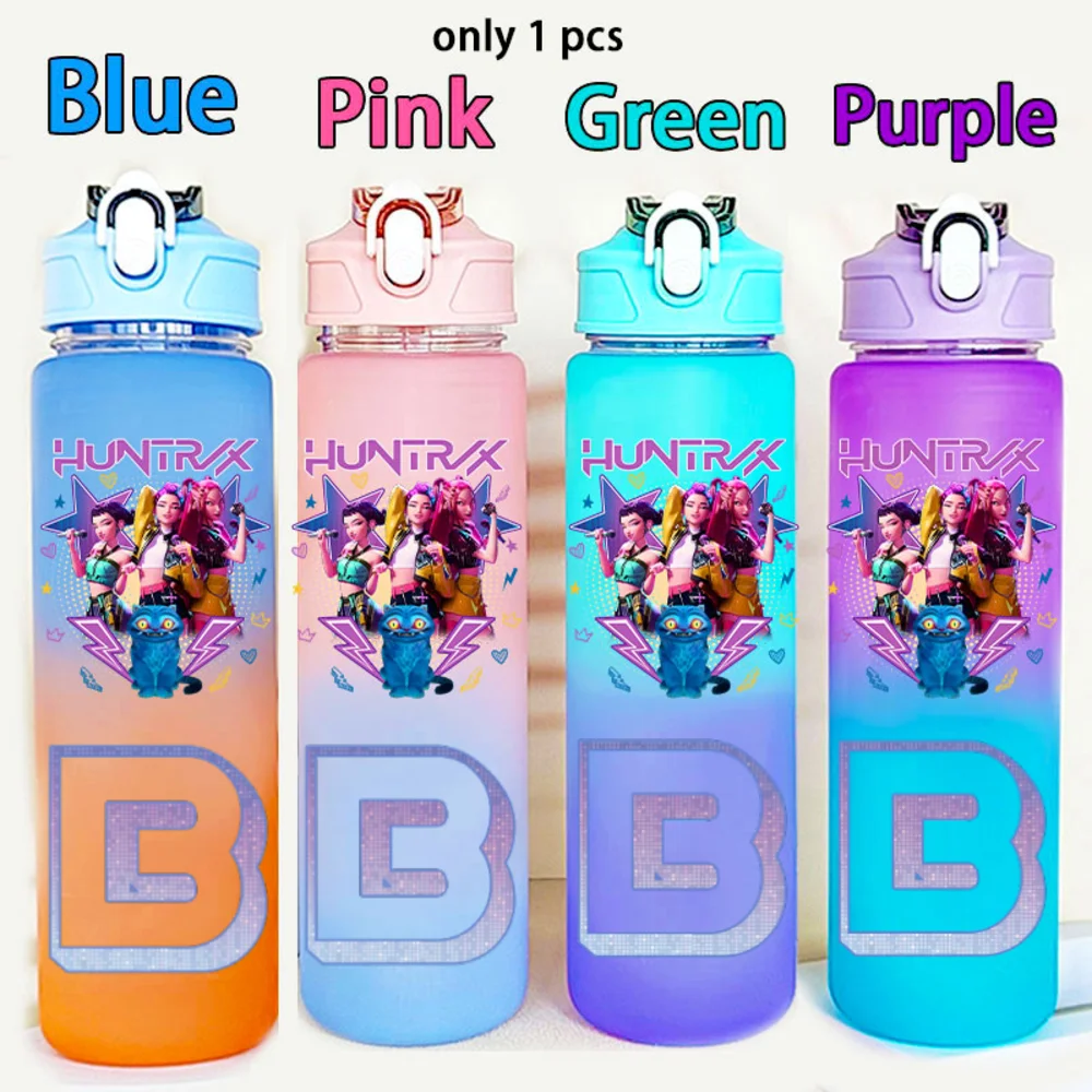750ml K-Pop Plastic Water Cup Drinking Bottle Gourde Cups Kpop Warriors Gourd Drinking Bottle Birthday Gift view 3