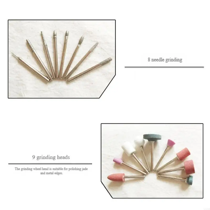 Multipurpose Heavy Duty Engraving Set 100pc Durability Bits Set Suitable For Crafting Sculpting And DIY Woodworking