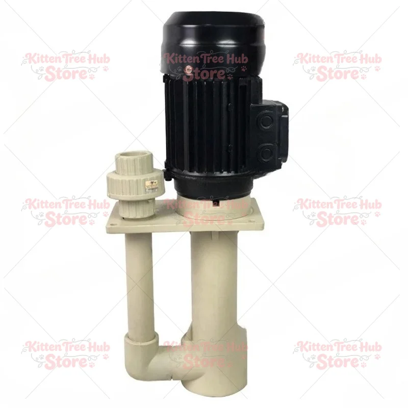 Plastic Chemical Pump Vertical Acid and Alkali Resistant Submerged Pump Vertical Pump in Anti-corrosion Tank 220V 380V
