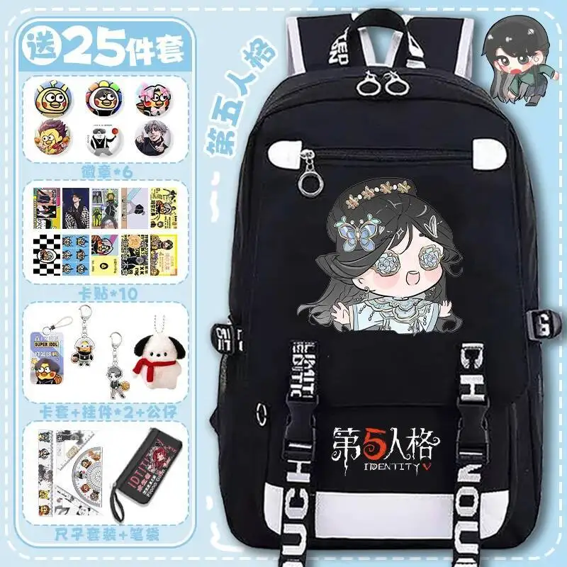 

Anime Game 2025 Identity Ⅴ Cos Seer Antiquarian Geisha Psychologist Comedian Etc. Unisex Portable Storage Backpack Present