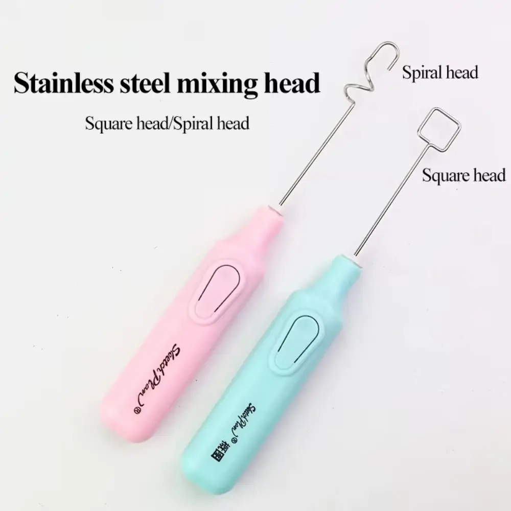 Elektrischer Gouachemixer in Bonbonfarben, gleichmäßige Farbe, elektrischer Farbrührer, schnelles Rühren, Gouache-Rührwerkzeug, professionelles Kunstwerk