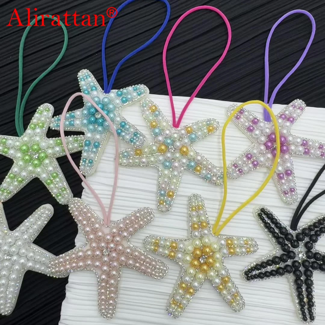 

Alirattan 2025 New Pearl Water Diamond Colorful Sea Star Creative Bead Pendant Box Packaging Jewelry Package Hanging Decoration