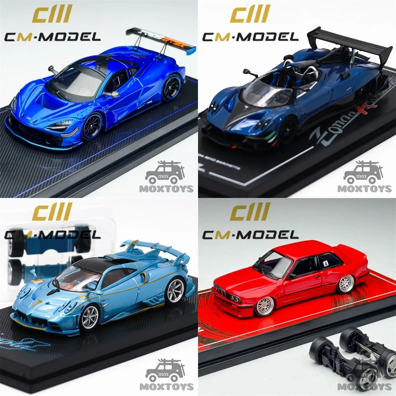 CM Model 1:64 720SGT3X Zonda Revolution Pandem M3 E30 Diecast Model Car