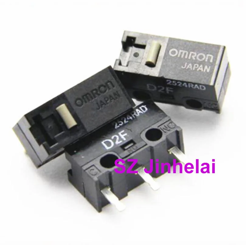 10pcs Authentic Original Omron Mouse Micro Switches D2F-01F F-3-7 01 01L 01FL 01FL3 01-D3 01L3 01F-T D2F