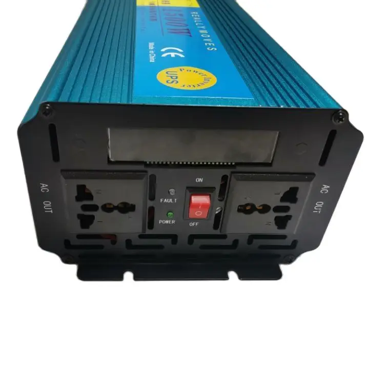 Imagem -02 - Fonte de Alimentação Ups de Emergência 1500w dc 12v a 220v ac 50hz Inversor Senoidal Puro Lifepo4 Carregador de Bateria