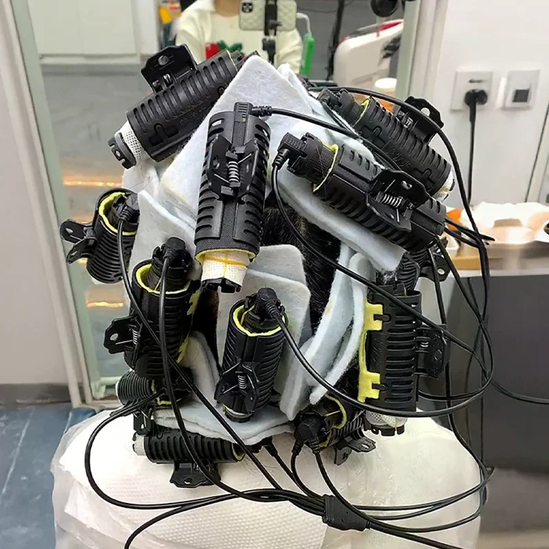 

14/25 Pcs Salon Hair Perming Cotton Pad Barber Perm Hair Rod Patch Curl Wave Crimp High Temperature Accessory Styling Tools