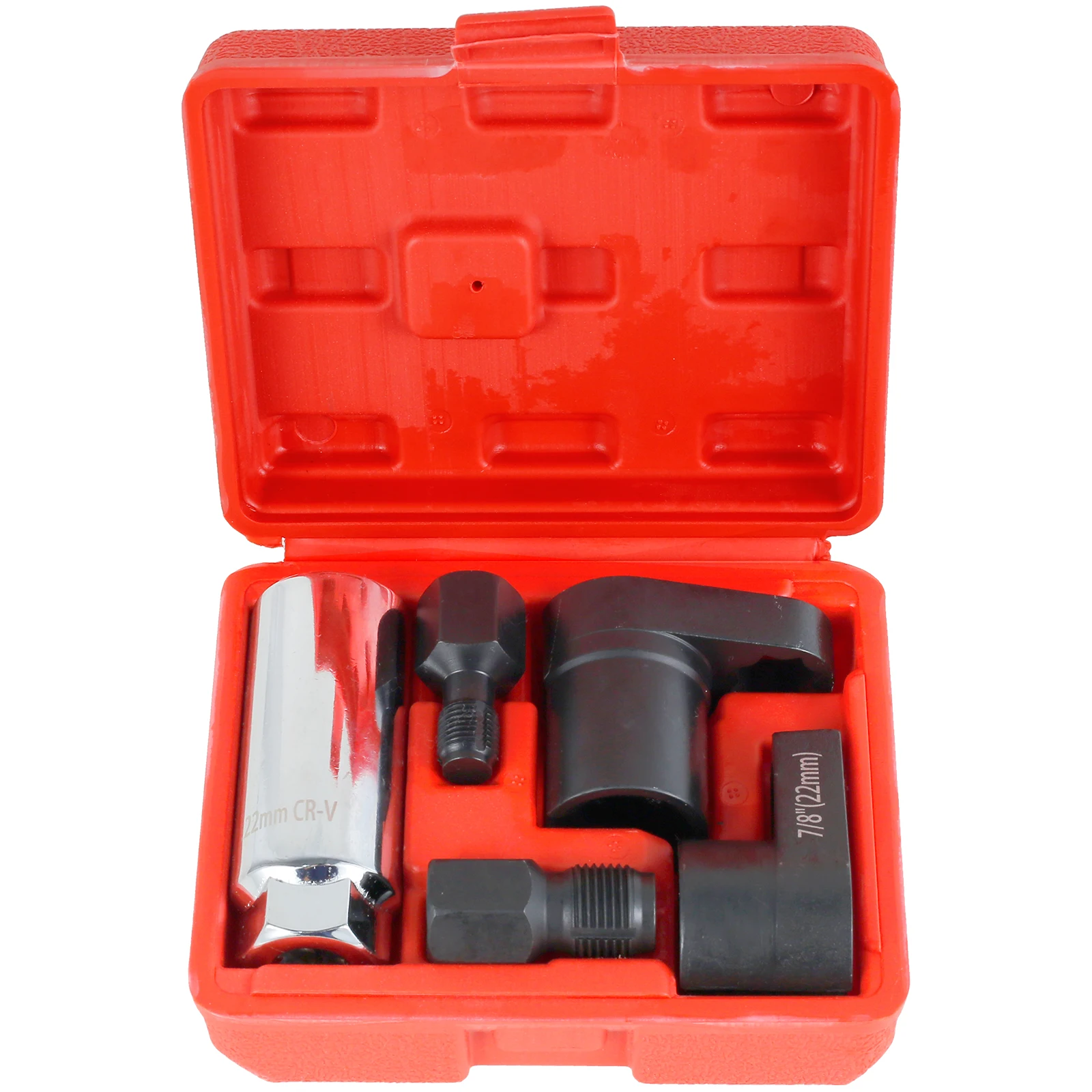 

5 шт. комплект гаечных ключей для датчика кислорода для автомобильной головки O2, установка смещенного вакуумного датчика, инструмент для нарезки резьбы, ремонт