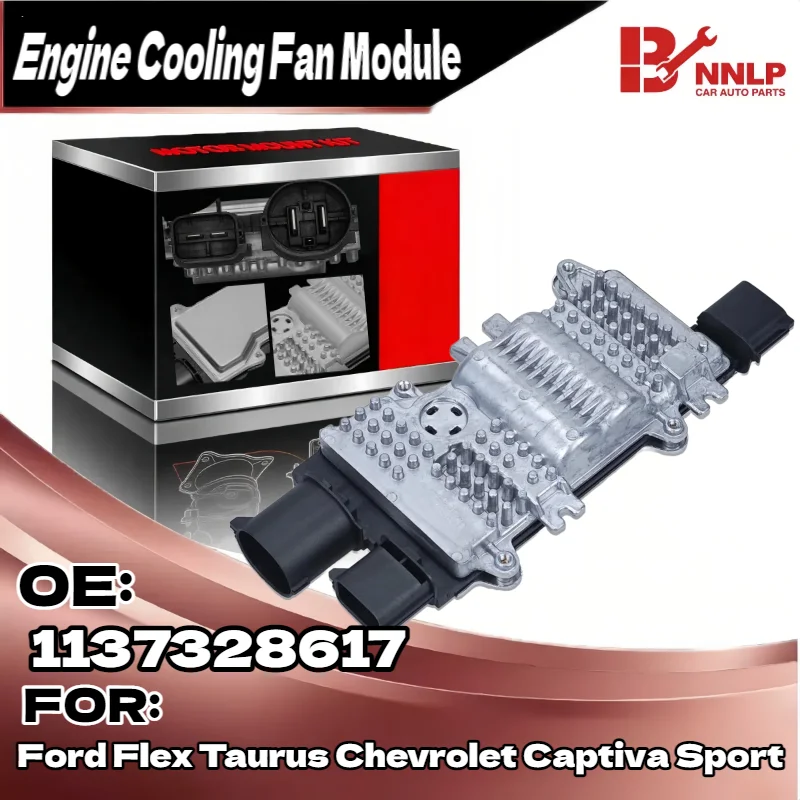 

Radiator Cooling Fan Control Module for Ford Flex Taurus Chevrolet Captiva Sport 20787305, 1137328617, 1247391
