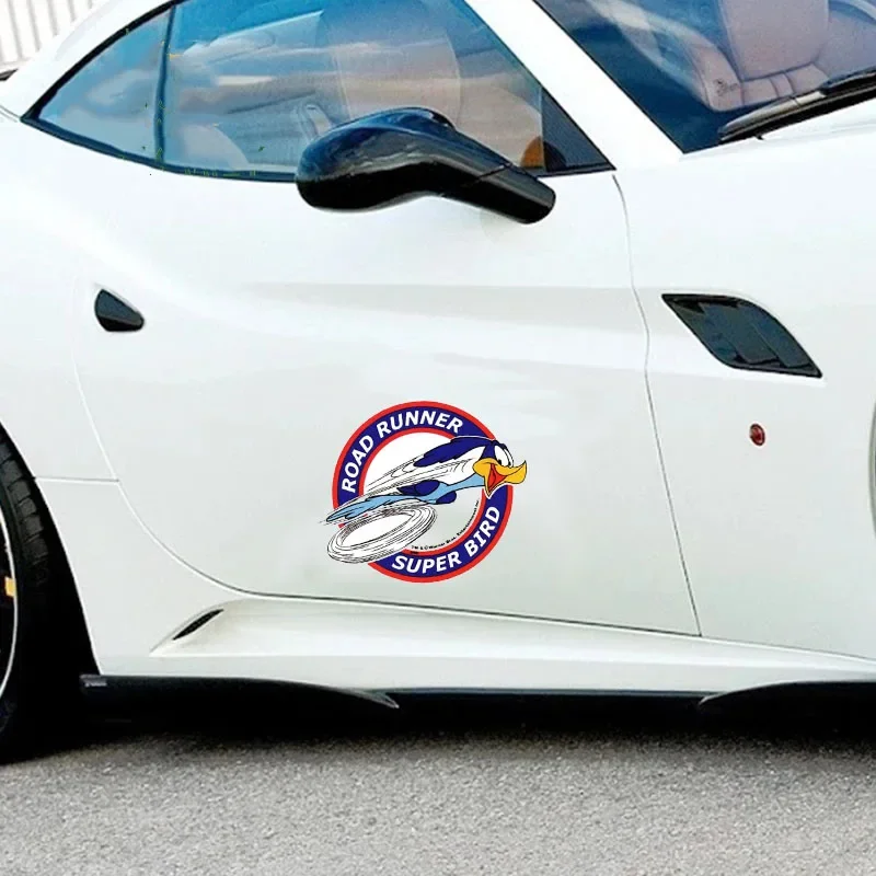 Road Runner Vinyl Stickers Waterproof for Car Bumper Motorcycle Helmet - Scratch Resistant Decals Auto Accessories