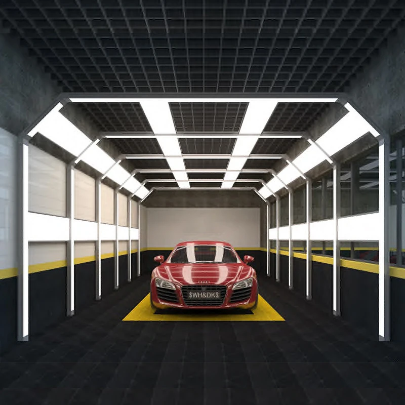 

Car showroom and car detail shop tunnel lights