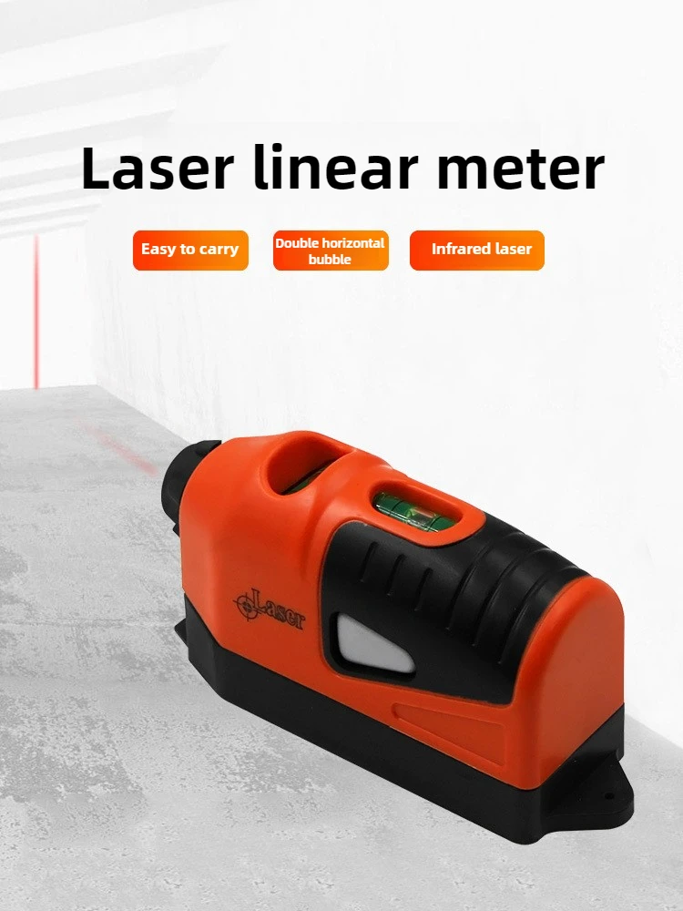 Mini Portable Laser Level Vertical Horizontal Laser Line Projection Measuring Tools Vertical Spirit Level Tool Laser Level
