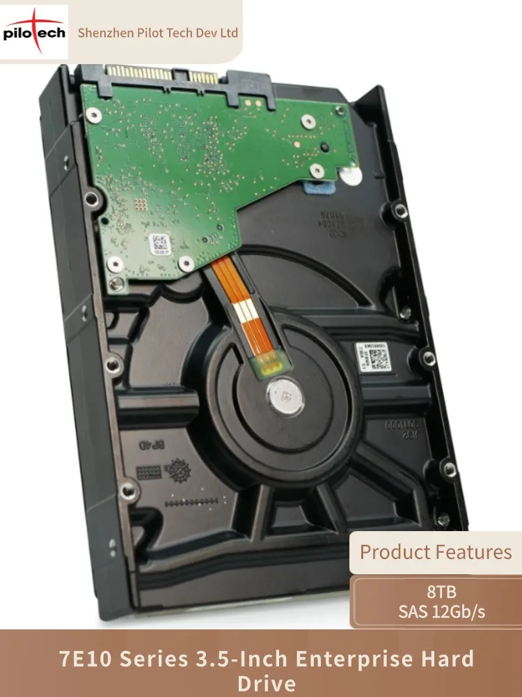 ST8000NM018B Série 7E10 8 To 7200 tr/min SAS 12 Go/s 256 Mo de cache (512n/4Kn) Disque dur d'entreprise 3,5 pouces