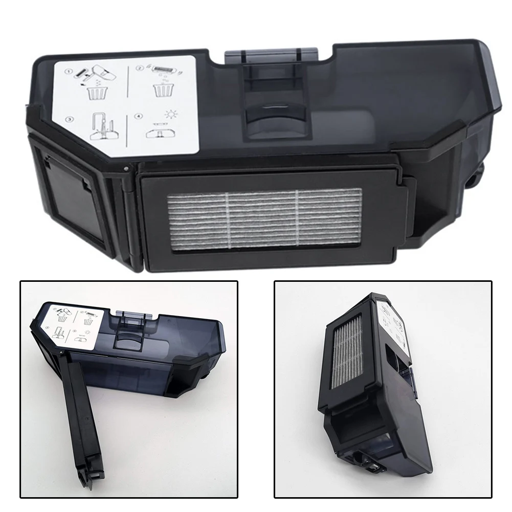 1PC Plastic Dust Box Efficient Dust Containment Dust Container For Ecovacs For Deebot T50 / T50 PRO Vacuum Cleaner Spare Parts