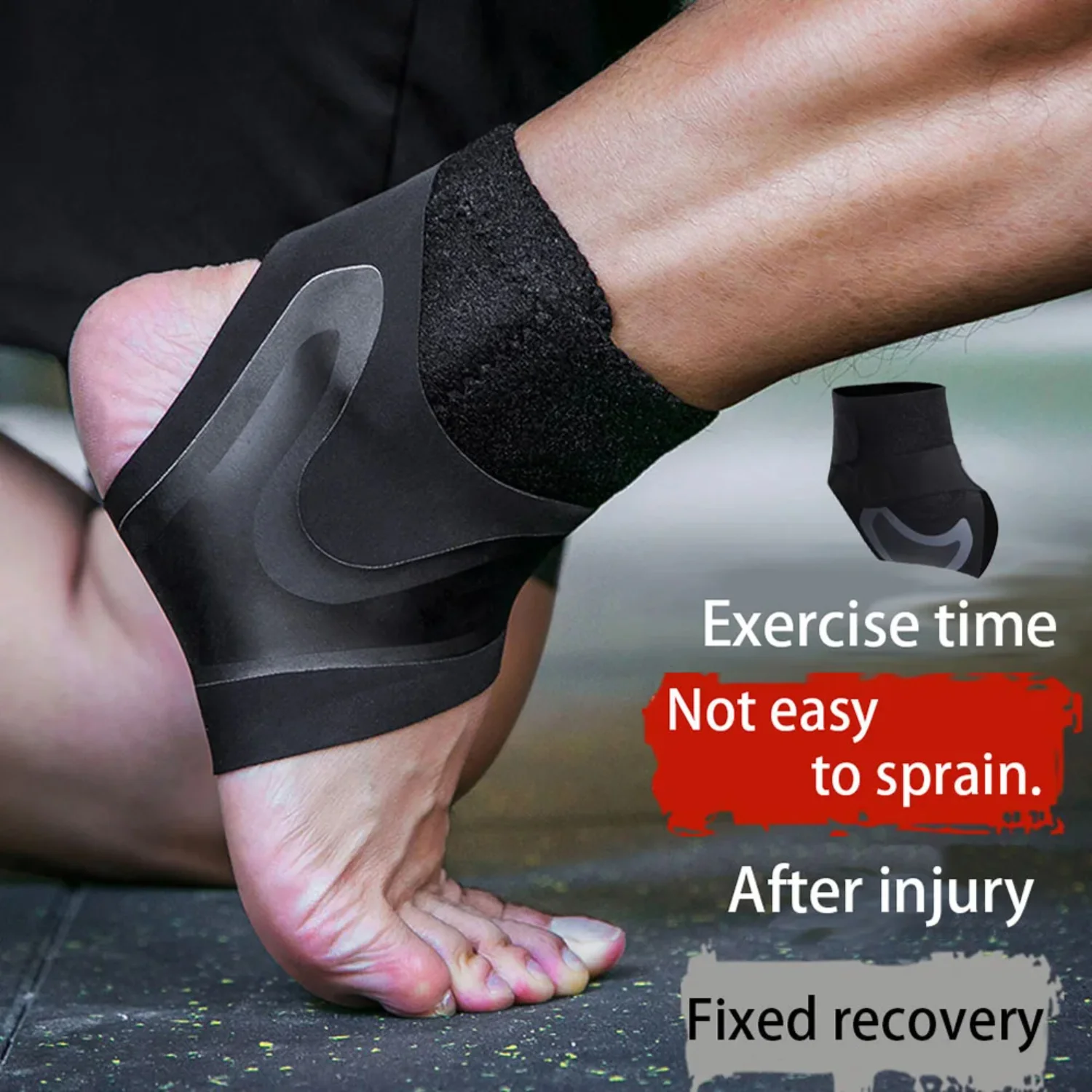 Running Gear Gym - 1PC Fitness Sport Enkelbrace Verstelbare Compressie