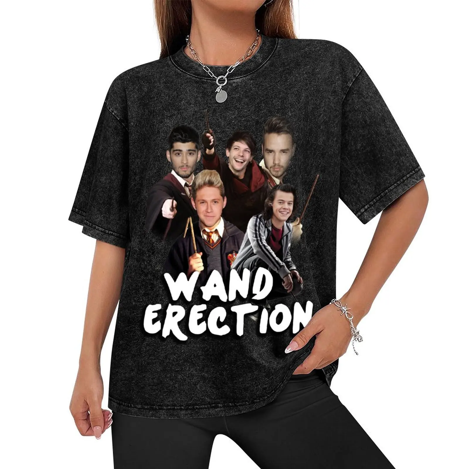 Wand Erection Parody Shirt T-Shirt T-shirts oversize cheap stuff mens t shirts top quality