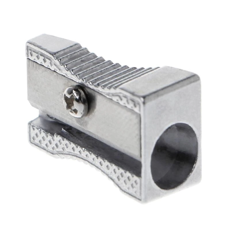 090F Metal Bevelled Single Hole Pencil Sharpener School Office Sharpener Stationery