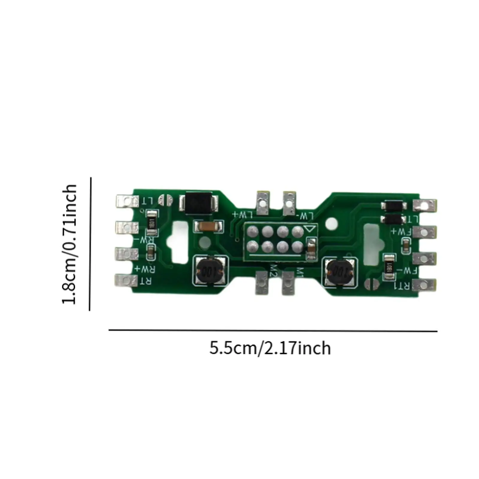 HO Train Model Accessories 1 87 Upgraded Circuit Board Metal PCB Compact Railway Part for Electric Steam Trains