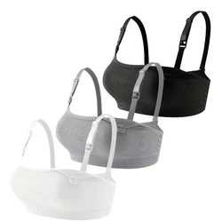3 PCS Set Breathable Front Open Nursing Bra Maternity Underwear Pregnancy Bra Full Cup Wireless Comfortable Breastfeeding Bra