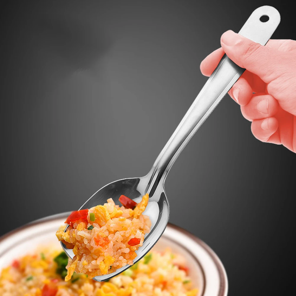 

Stainless Steel Colander Spoon Reusable Kitchen Gadget Polished Finish Smooth Touch Easy Clean Elegant Design Home Restaurant