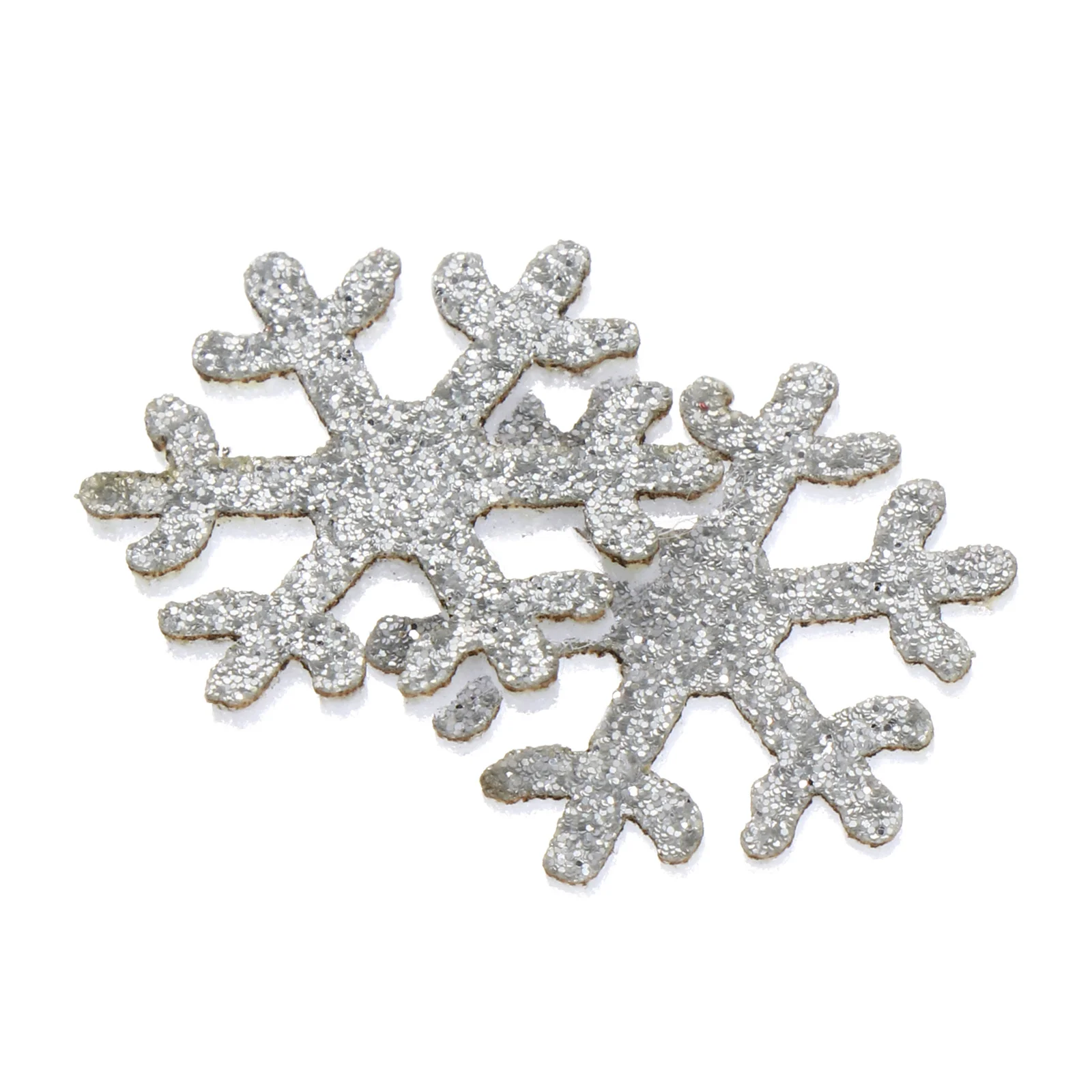 

50Pcs Glittering Snowflake Patches DIY Hairpin Accessories Clothing Bags Phone Case DIY Craft Jewelry Decoration
