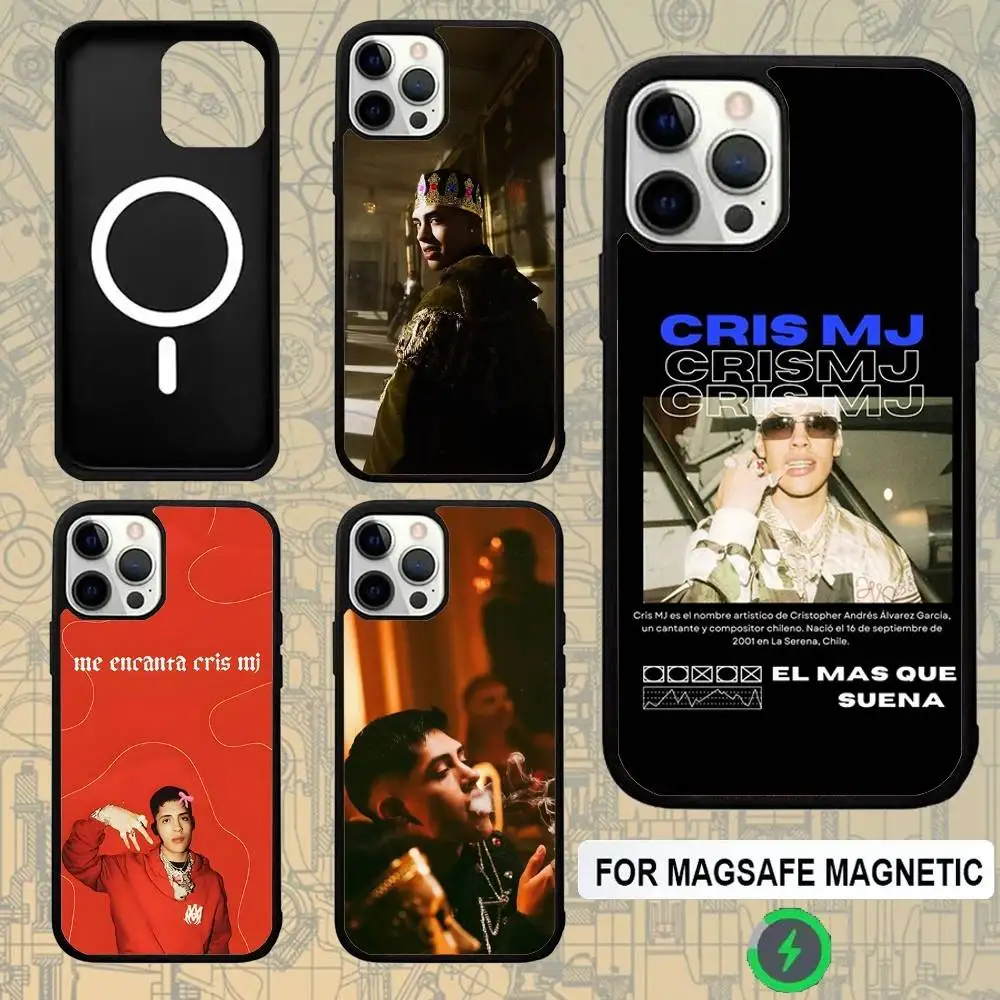 

C-Cris MJ Singer For Magsafe Wireless Charger Case For iPhone 15,16,17,13,14,11,12,Pro,Max,Plus,E,Air,Mini Magnetic