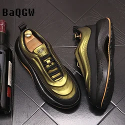 Luxury Designer New Men's Trend High Quality Thick Bottom Casual Shoes Flats Male Loafers Sports Walking Sneakers Zapatos Hombre